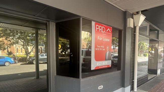 An empty shop in Maryborough.