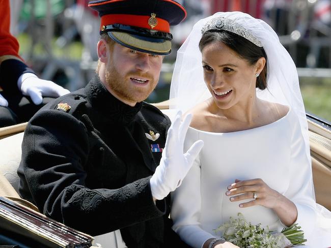 Prince Harry and Meghan prepared Meghan’s mother Doria Ragland for what to expect from the Royal Wedding. Picture: Jeff J Mitchell/Getty Images