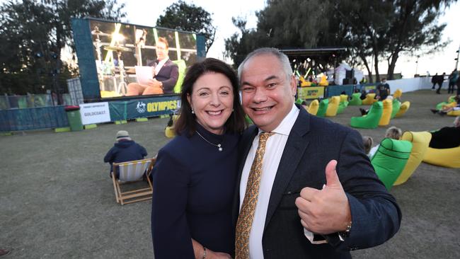 Mayor Tom Tate and his wife Ruth. Picture Glenn Hampson