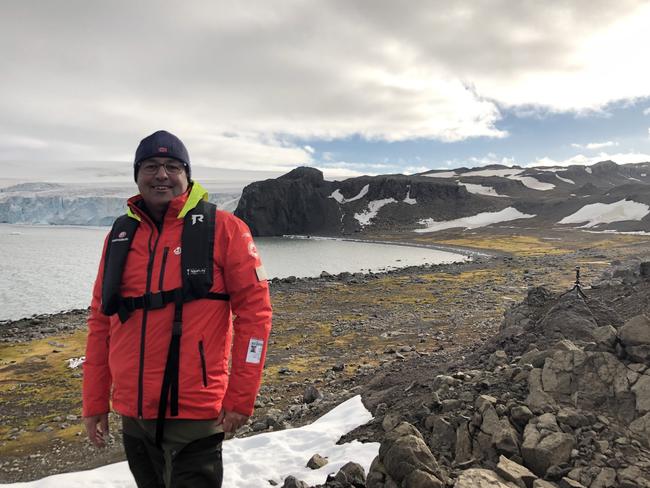 Hurtigruten’s managing director Asia Pacific Damian Perry says cruises to cold destinations such as Antarctica are growing in popularity. Picture: Supplied