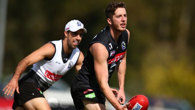 Former Collingwood Magpies rookie Darrean Wyatt has signed with Glenorchy (Photo by Scott Barbour/Getty Images)