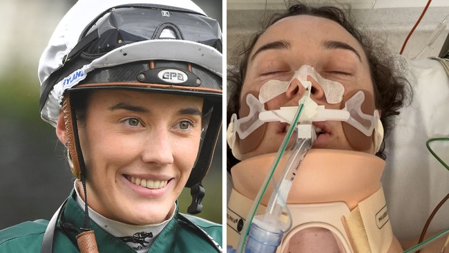 Jockey Laura Lafferty sustained life-threatening injuries in a horror race fall recently, but she is on the road to recovery.