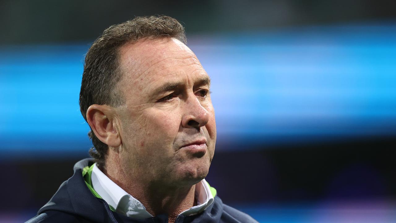 Ricky Stuart took the Raiders to the finals in 2019 and 2020, but struggled in 2021. Picture: Getty Images.