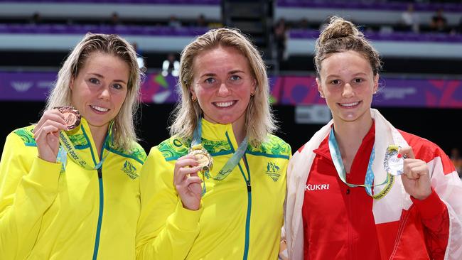 The world is going to watch something special when Ariarne Titmus, Katie Ledecky and Summer McIntosh face off. Photo by Mark Kolbe/Getty Images.