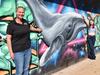Last chance for a selfie with popular street art piece