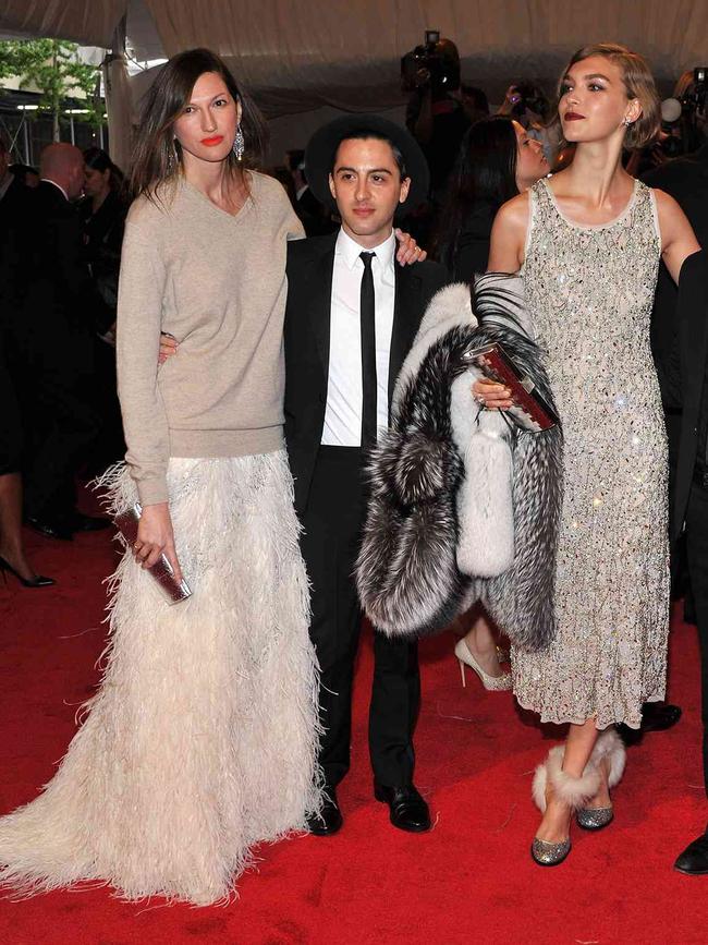 Jenna Lyons (left) at the Met Gala in 2011. Picture: Getty Images