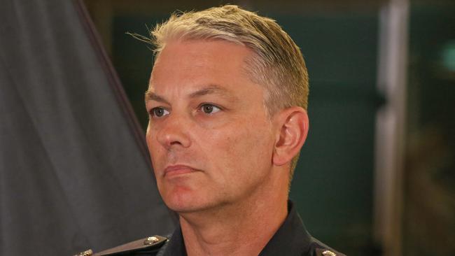 NT Police Assistant Commissioner Travis Wurst said Casuarina being declared a “high risk area” was a police-led initiative. Picture: Glenn Campbell