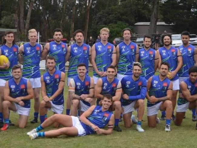 The inaugural Berwick Springs senior side. Picture: Berwick Springs FC