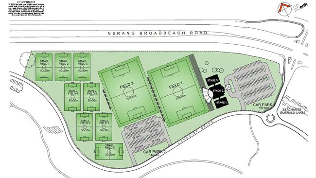 Football Gold Coast's proposed development. Picture: Supplied.