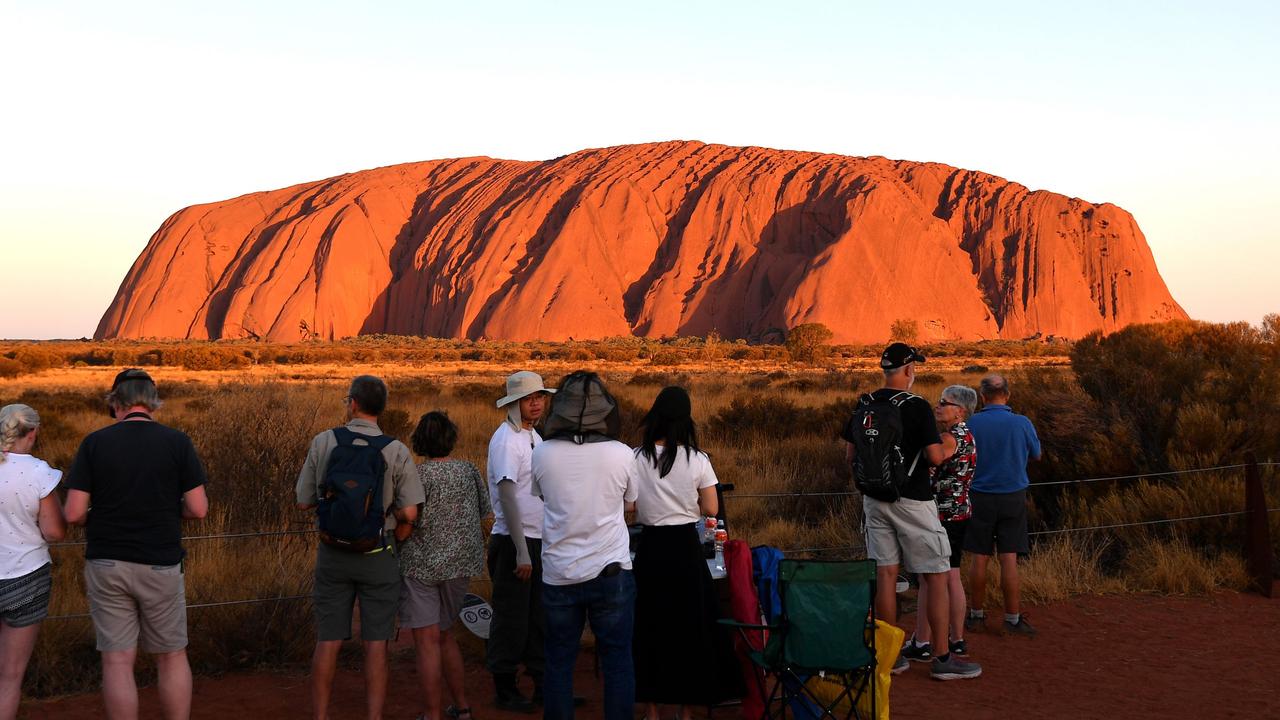 Tourists will no longer be able to climb Uluru. Picture: Saeed KHAN / AFP.