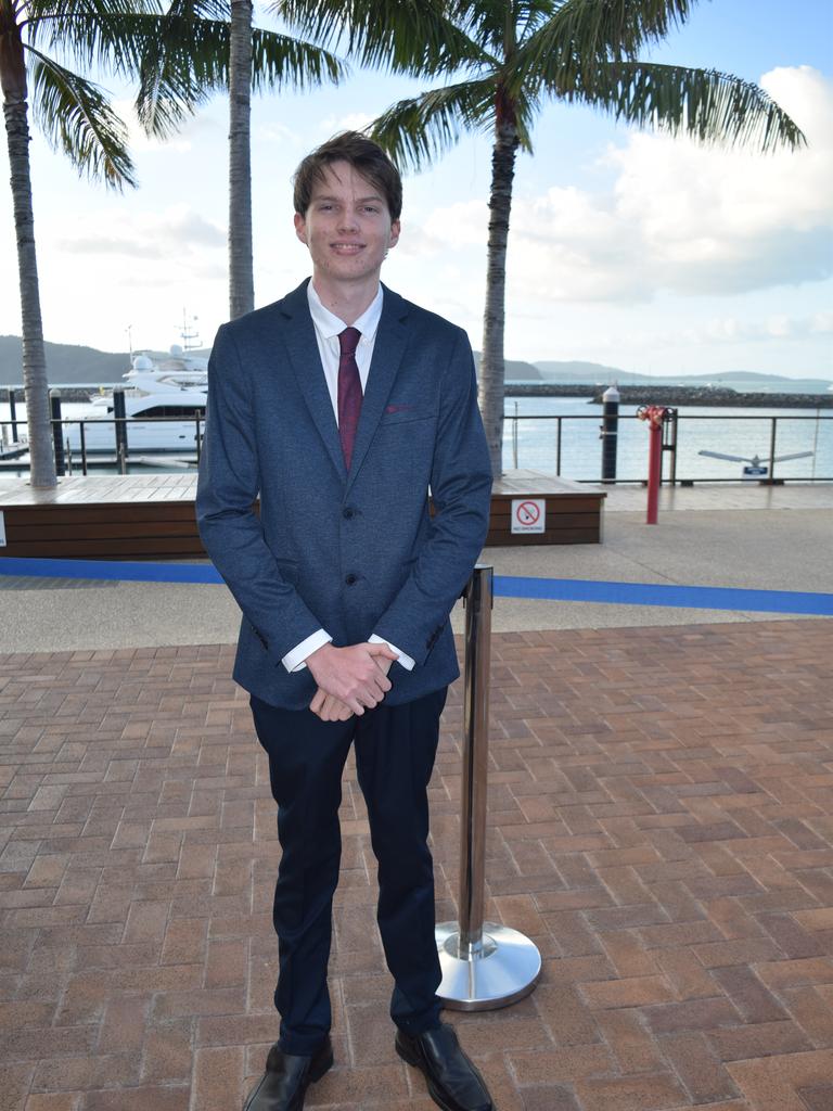 Jayden Hobbs at the 2020 St Catherine's Catholic College formal. Photo: Elyse Wurm