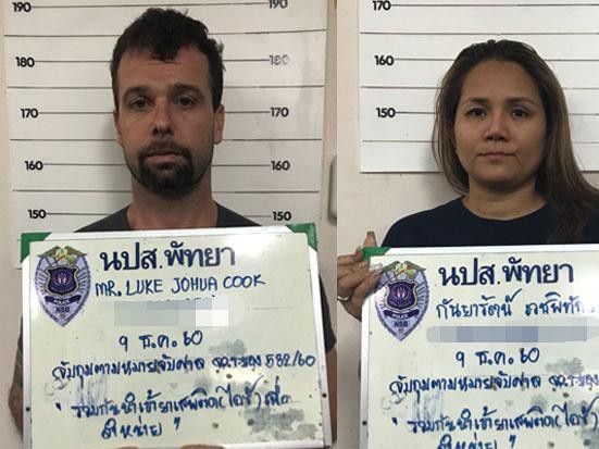 Australian Hells Angels member Luke Joshua Cook and his Thai wife Kanyarat Wechapitak have been arrested in Bangkok after  attempted to smuggle millions of dollars worth of crystal methamphetamines into a Thai port.