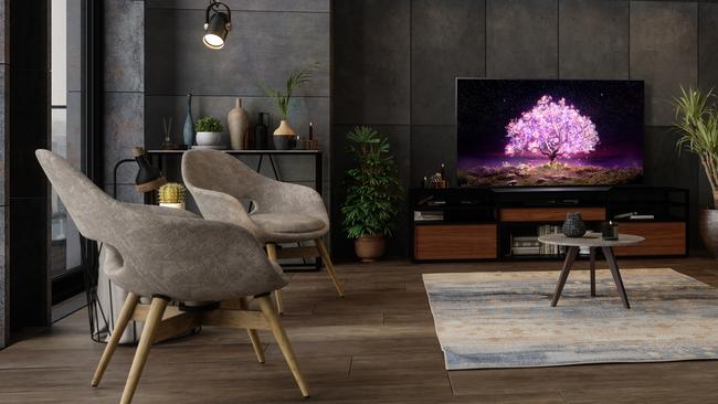 LG C1 OLED 4K smart TV offers a faster screen refresh rate, up to 120 frames a second.