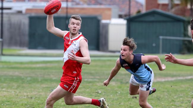 Lachie Waite in action for Glenroy this year. Picture: Mark Dadswell