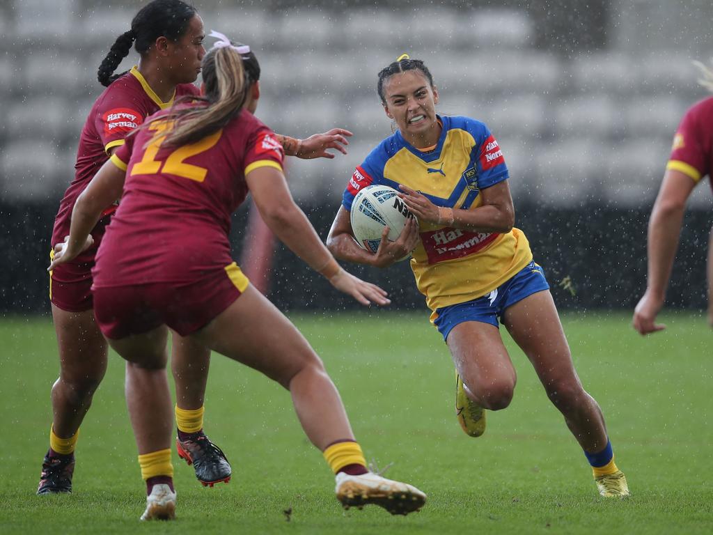 Yasmine Baker for the City U19s. Picture: Bryden Sharp/NSWRL