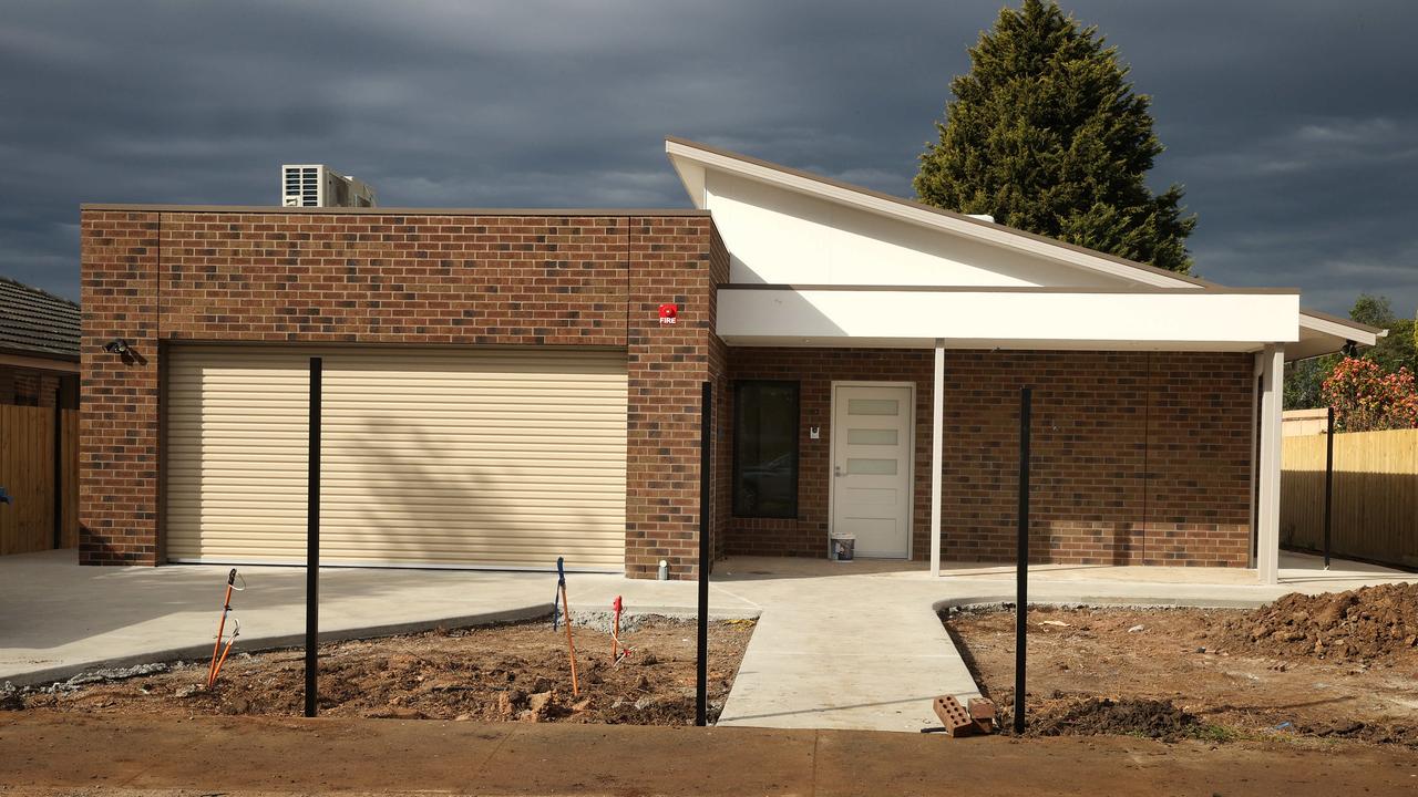 A Hamlyn Heights house in Tahara St has been built by the DFFH but neighbours have been left in the dark as to its purpose. Picture: Alison Wynd