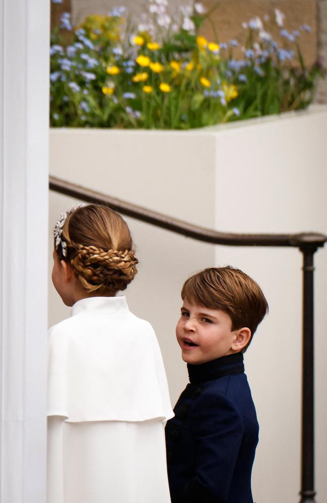 Princess Charlotte and Prince Louis. Picture: Odd ANDERSEN / AFP