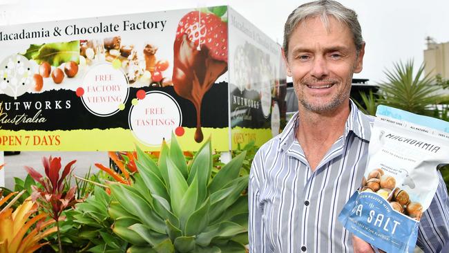 Nutwork's Yandina facility are opening a new production site in Cooroy.  Pictured, company's chief executive Wayne Gersbach. Photo: Patrick Woods.