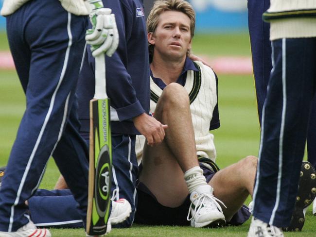 McGrath was out of the second Test in 2005 before a ball had been bowled.