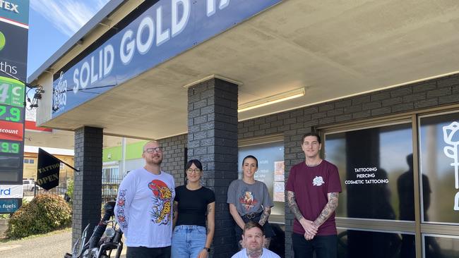The team at Solid Gold Classic Tattoo Gympie