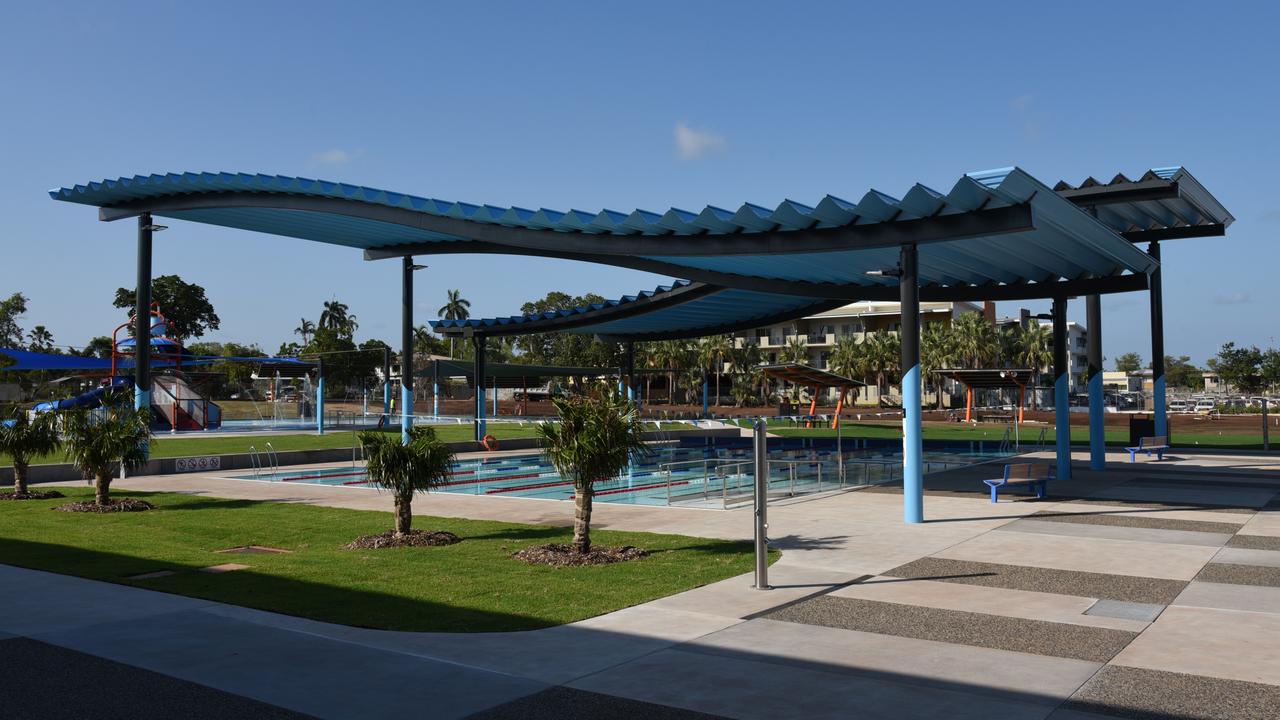 The $26.8 million Casuarina Aquatic and Leisure Centre will open to the public on July 13 for a family fun day. Picture: Alex Treacy