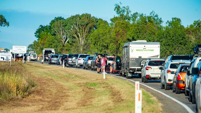 Lengthy delays are expected. Picture: NewsWire / Scott Radford-Chisholm