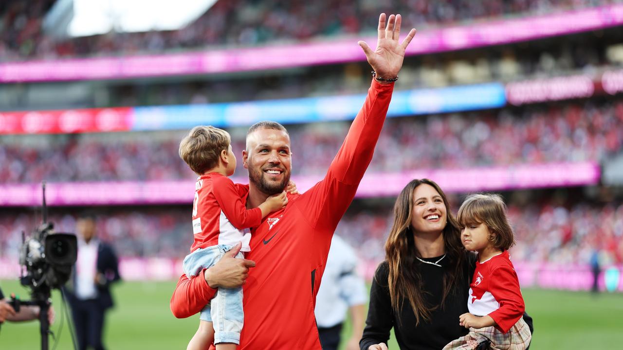 Franklin deserved a huge send off. Photo by Matt King/AFL Photos/via Getty Images