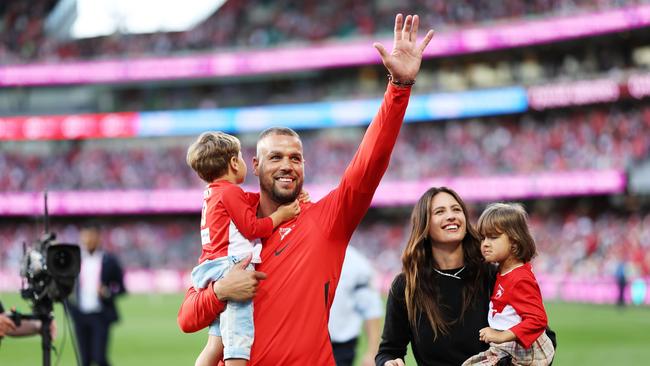 Franklin deserved a huge send off. Photo by Matt King/AFL Photos/via Getty Images