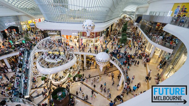 Future Melbourne shopping centres of the future.