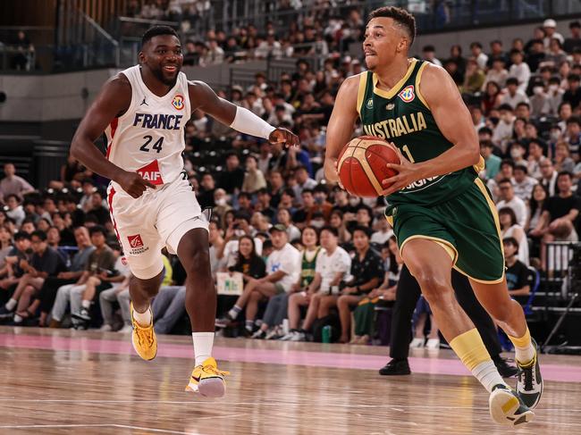 Dante Exum turned back the clock. Picture: Takashi Aoyama/Getty