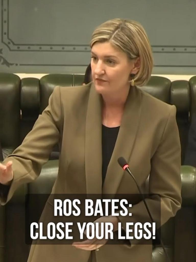 Shannon Fentiman posted on social media about the alleged Ros Bates’ “close your legs” comment.