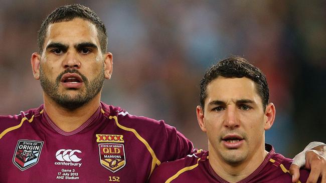 Maroons legends Greg Inglis and Billy Slater were two players Tino Fa’asuamaleaui idolised growing up.