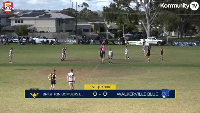 Replay: Brighton Bombers Black v Walkerville Blue (U12 div 1) - SANFL Juniors preliminary finals