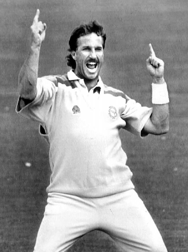 Botham at the England vs New Zealand World Cup match in 1992.