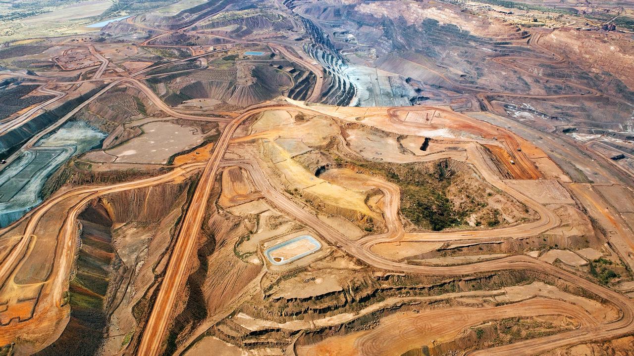 Mt Whaleback iron ore mine owned by BHP Billiton. The industry is in peril as the iron ore price plummets, heralding a global economic crisis. Picture: Supplied