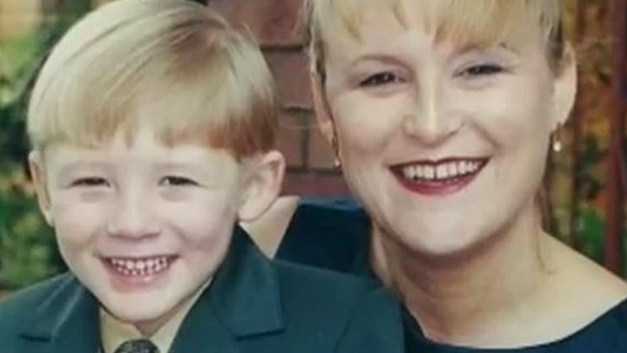 An image of Constable Matthew Arnold as a child, revealed during the public memorial service at the Brisbane Entertainment Centre.