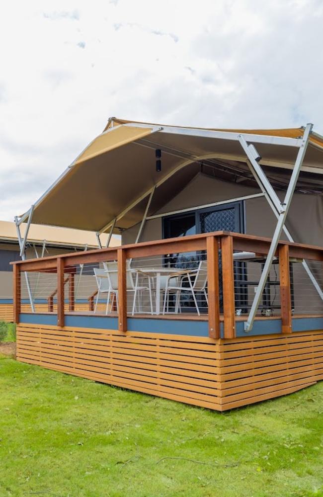 Turtle Sands, Coral Cove caravan park glamping rooms