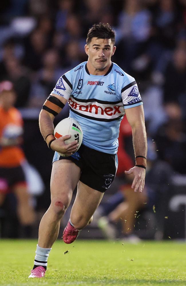 Daniel Atkinson in action for the Sharks. Picture: Getty Images