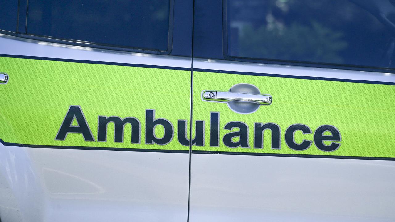 A teenage boy is being treated after a car and scooter collided.