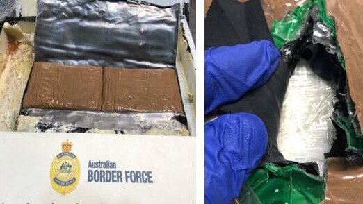 The drugs were allegedly hidden in a number of packages.