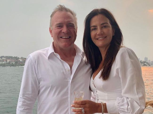 Krissy Marsh from Real Housewives of Sydney with husband John. Picture: Supplied