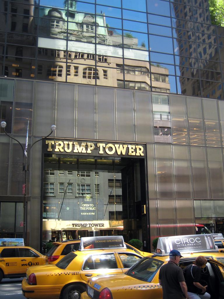 Trump Tower. 5th Avenue. New York City. Midtown Manhattan.