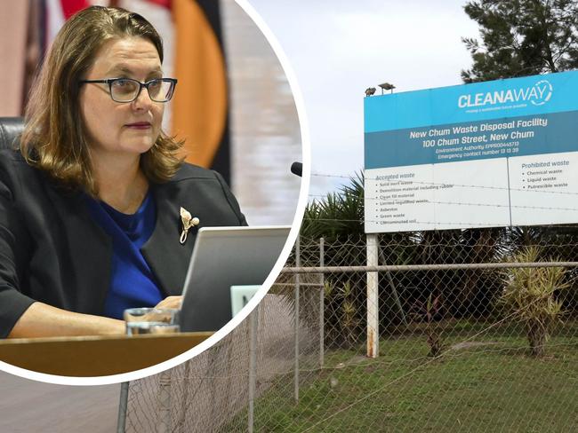 Mayor Teresa Harding said the DESâs decision to grant an Environmental Authority for Cleanaway's notorious waste site was a âslap in the faceâ to Ipswich residents