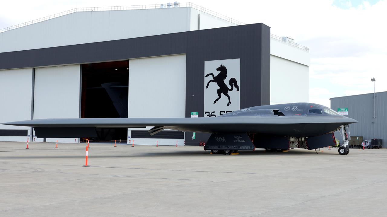 The B-2 Spirit stealth bomber has a wingspan of 52m. Picture: Steve Pohlner