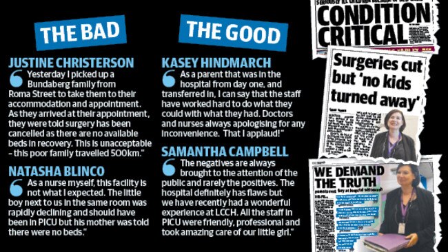 The Sunday Mail’s coverage of the hospital’s performance, and what others have to say about it.