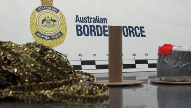 The ribbons seized by the AFP. Picture: Supplied