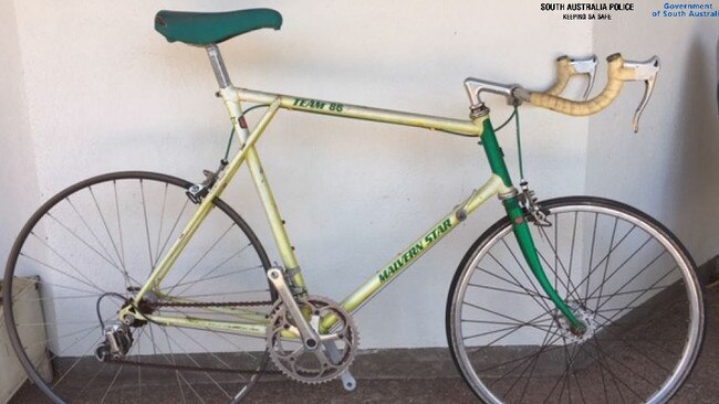 The distinctive bike was stolen from a Payneham storage shed. Picture: SA Police