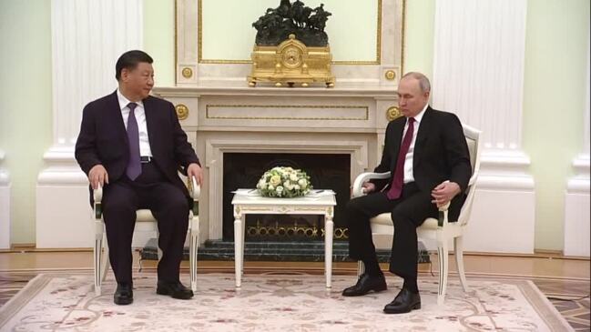 Xi meets 'dear friend' Putin, presents peace plan