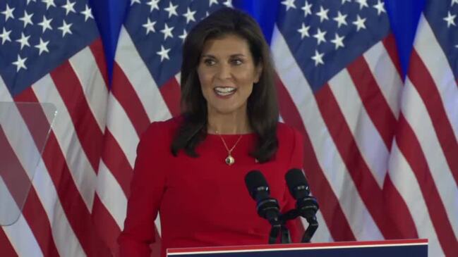 Nikki Haley suspends White House bid