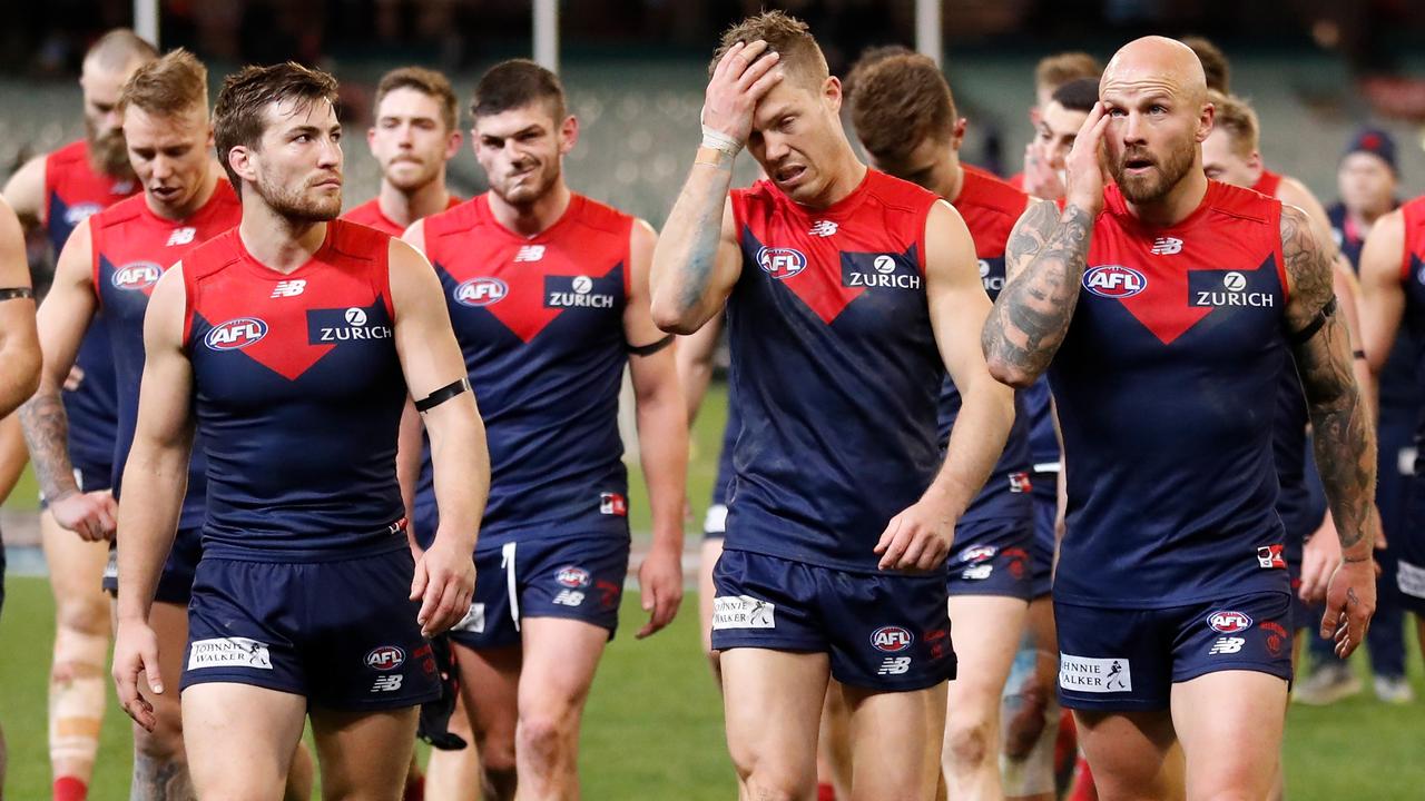 Melbourne and Gold Coast will both front up to the AFL Commission next week. (Photo by Michael Willson/AFL Photos via Getty Images)